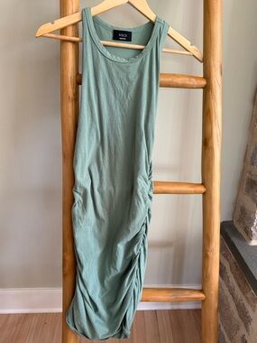 VICI Sage Ruched Tank Midi Dress